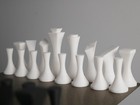 Minimalist Elegant Modern Chess Set Pieces Only No Board