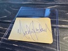 Michael Jackson Hand-signed Old Paper Cut Ca  3 1 2 By 2 1 2  Autograph Epperson