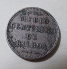 1907 Panama Medio 1 2 Centesimo De Balboa  Coin  C51