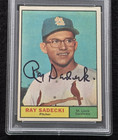 1961 Ray Sadecki Signed Topps Baseball Card-st  Louis Cardinals-psa