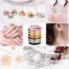 20 Gauge Jewelry Wire For Jewelry Making  6 Rolls Craft Wire Tarnish Resistan   