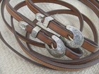 Western Split Reins With Silver Buckles For Headstall bridle