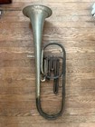 Upright Bb Tenor Horn By C a  Zoebisch  Ny Civil War Period