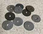  9  Vintage State Of Washington Aluminum Tax Tokens    1  Missouri 1930s   1940s