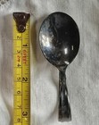 Baby Spoon 1847 Rogers Bro 1950s Oak Silverplate Curved Collectible Vintage Rare