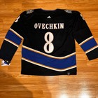 Washington Captials Ovechkin Black Jersey Mens Stitched Alternate