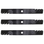 Three Mulching Blades Fits John Deere 60  737 757 777 797 Mower M128485 Tcu15881