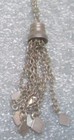 Gold Toned Plated Over Silver Toned Jewelry Chain Necklace With Pendant