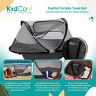 Kidco Peapod Portable Pop Up Infant Toddler Baby Travel Bed  Midnight  used 