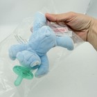 Wubbanub - Baby Blue Bear Infant Pacifier Plush Soother Binkie New
