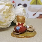 Wee Forest Folk M-109 Campfire Mouse Toasting Marshmallows