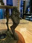 Lion Engraved Brass Armillary Sphere World Globe - Decor Item 18 Inches Large 