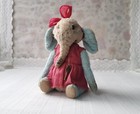   lephant Teddy Ooak  Birthday Artist 6 In Doll Art Presents Gift Collectibl   Toy