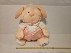 Vintage Fisher Price Puffalump Peach Orange Puppy Dog Plush Stuffed 1986   8003