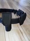 Black Tactical Nylon Police Security Guard Duty Belt Utility Kit System W  Pouch
