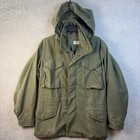 1966 Us Army Field Jacket Vietnam War Og-107 Small Reg Dsa 100-1691 Hood Conmar