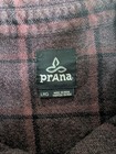 Prana Men s Size Large Button Down Flannel Brown Plaid