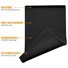 Hubulk Dog Feeding Mat 100  Waterproof Food Grade Silicone 24 l X 16 w  Black
