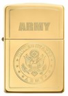 Zippo Windproof Lighter With Engraved U s  Army Seal  49314  New In Box