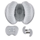Kakiblin Gray Infant toddler Head   Neck Support Pillow For Car Seat stroller