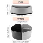 2pc Silicone Slow Cooker Divider Insert For Crock Pot 6qt Oval Reusable Bpa Free