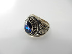 1972 10k Jostens White Gold Class Ring Western High Warriors