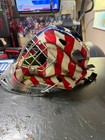 Ice Hockey Goalie Mask Senior Red White Blue