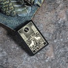 Zippo Wolf Tarot Card Design Black Matte Windproof Pocket Lighter  218-074229