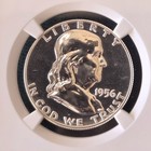 1956 Franklin Half Dollar Type 2 Ngc Pf69 Top Pop Superb Gem 90  Silver Proof