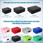 Kyodoled Small Cash Box With Combination Lock   Removable Money Tray  Black