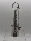 Tussie Mussie Flower Herb Holder Bridal Bouquet Silverplated Fluted Top Vintage 