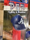 Pez Mlb Atlanta Braves Baseball Cap Official Hologram 7 5 On Card