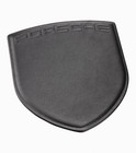 Porsche Design Embossed Leather Computer Mouse Pad In The Shape Of Porsche Crest
