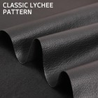 54 Inch Black Marine Vinyl Fabric By The Yard Faux Leather Upholstery Material