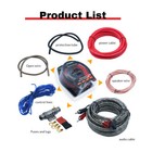 4 Gauge Car Audio Cable Amplifier Install Kit Amp Rca Subwoofer Sub Wiring 2300w