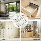 Lot Ultra-thin Invisible Punch-free Strong Magnetic Door Cabinet Closer Stoppers