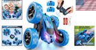 Kids 360   Flipping Rc Stunt Car - 4wd  Led Lights  Perfect Gift For Ages 6-12