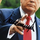 Donald Trump Signed Photo 8x10 Autographed President Photo W coa
