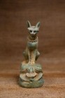 Bastet Statue  Ancient Egyptian Antiques Goddess Of Home Artifact Figurine