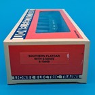 Lionel 6-19409 Southern Black Flatcar With Stakes W  Original Box