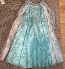 Disney Frozen Elsa Dress Costume - Girl   s Size 7 8 - Beautiful  Euc