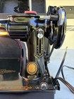 Vintage 1955 Singer Sewing Machine Model 221 With Case Read