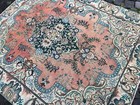 Turkish Antique Rug Bohemian Area Rug Oushak Rug Vintage Rug Handmade Wool Rug