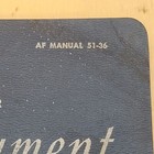 Vintage Air Force Instrument Flying Manual 51-36 June 1950 Soft Back