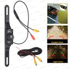 Car Rear View Camera Reverse Backup Camera Night Vision License Plate Waterproof