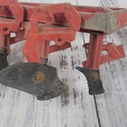 Vintage Ertl 1 16 Scale 3 Disc Bottom Plow Ih Red Hitch Damage - For Parts