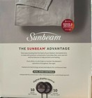 Sunbeam - 2152762 - Microplush Heated Blanket - Garnet - King