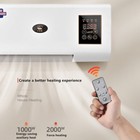 2 In 1 1800w Wall Mounted Heater Air Conditioner Fan Combo Remote Control