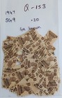 Pakistan 1947 King George Vi Issue Used Accumulation  1100  Stamps 