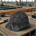 Topographical Camouflage Black - 16  X 48  Hydrographic Film Hydro Dipping